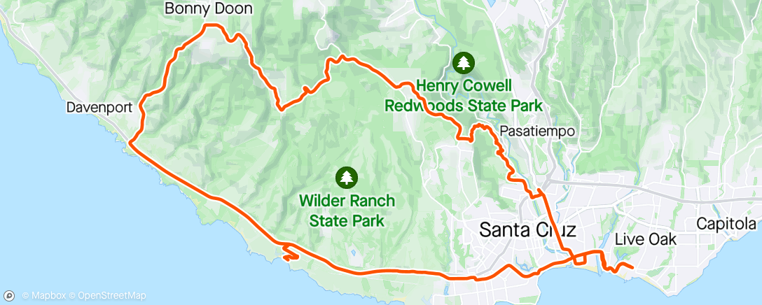 Map of the activity, ebikes are neat for injuries