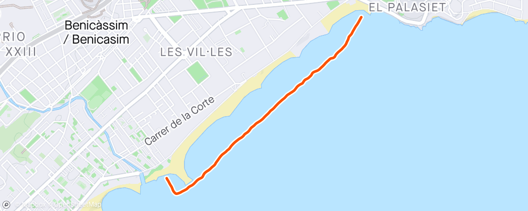 Map of the activity, OCEANMAN Spain 🇪🇸 4th category, 13 general female 👯‍♀️