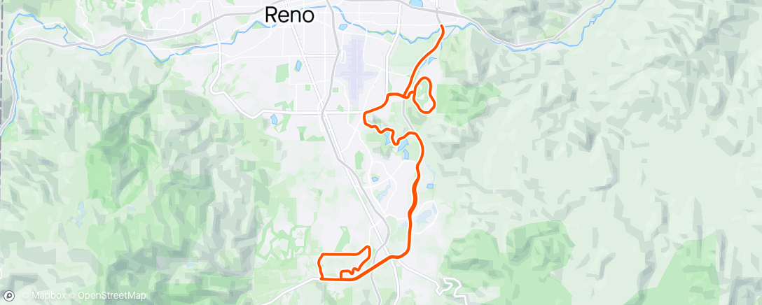 Map of the activity, Just ride!