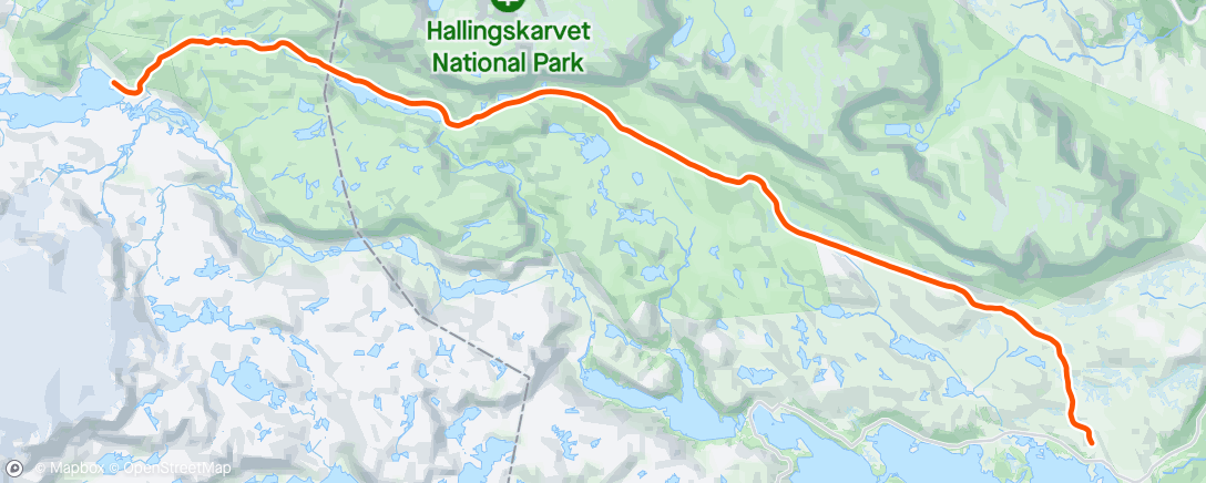 アクティビティ「Skarverennet」の地図