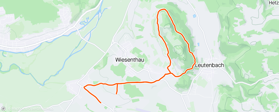 Map of the activity, Einmal ums Walberla