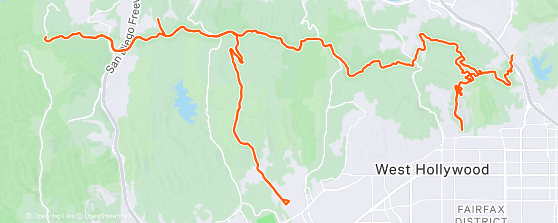 Map of the activity, Morning Ride