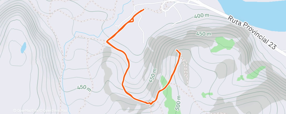 Карта физической активности (Morning Hike)