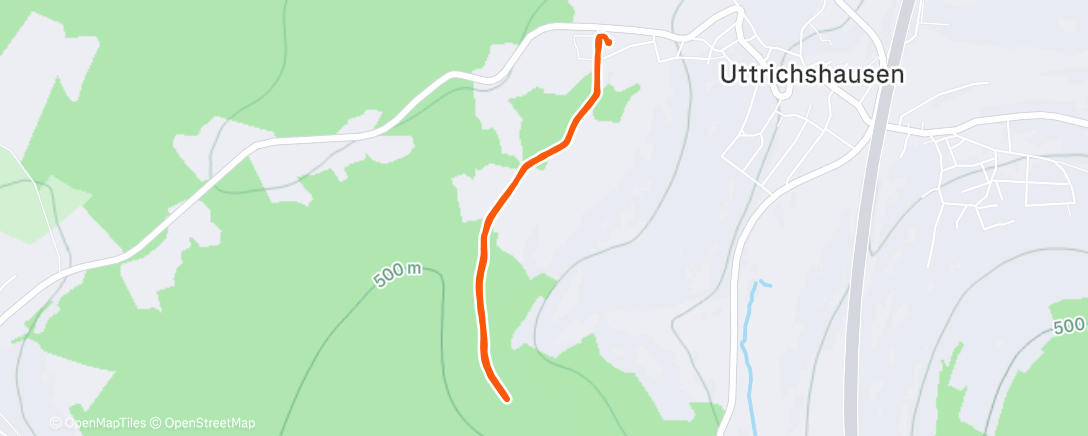 Map of the activity, Mittagspaziergang