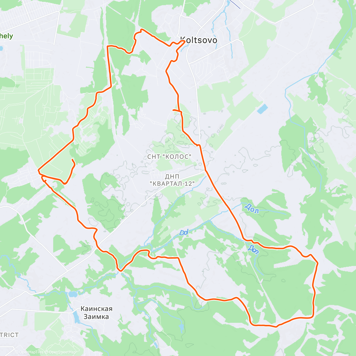 Map of the activity, Зыбкие снегоходки