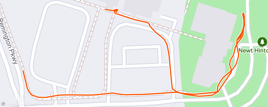 Map of the activity, Afternoon Walk