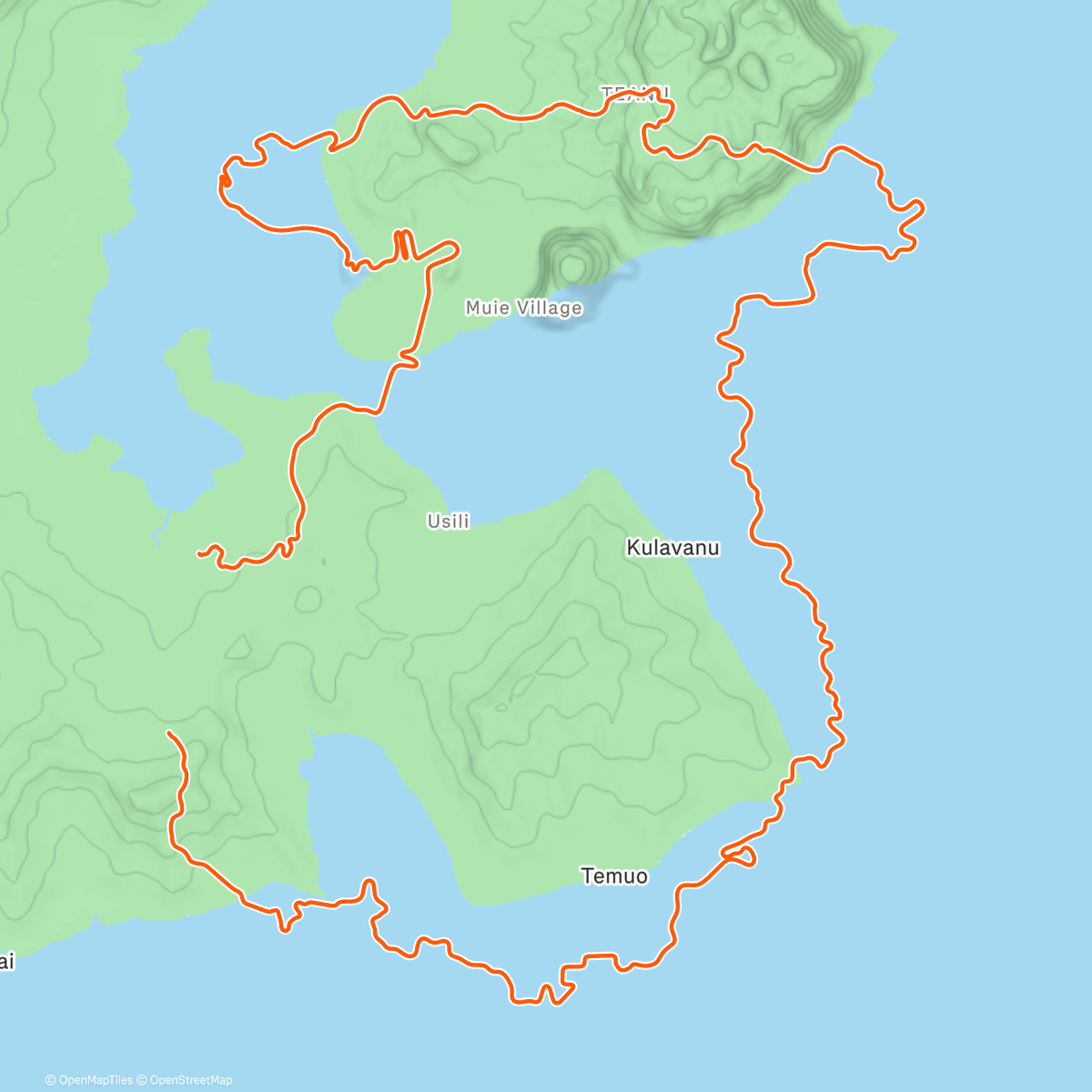 Карта физической активности (Zwift - The Big Ring in Watopia)