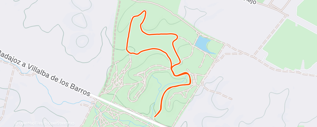 Карта физической активности (Senderismo a la hora del almuerzo)