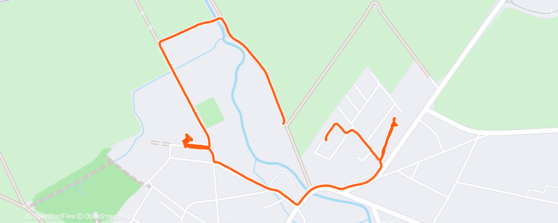 Карта физической активности (Spaziergang am Nachmittag)