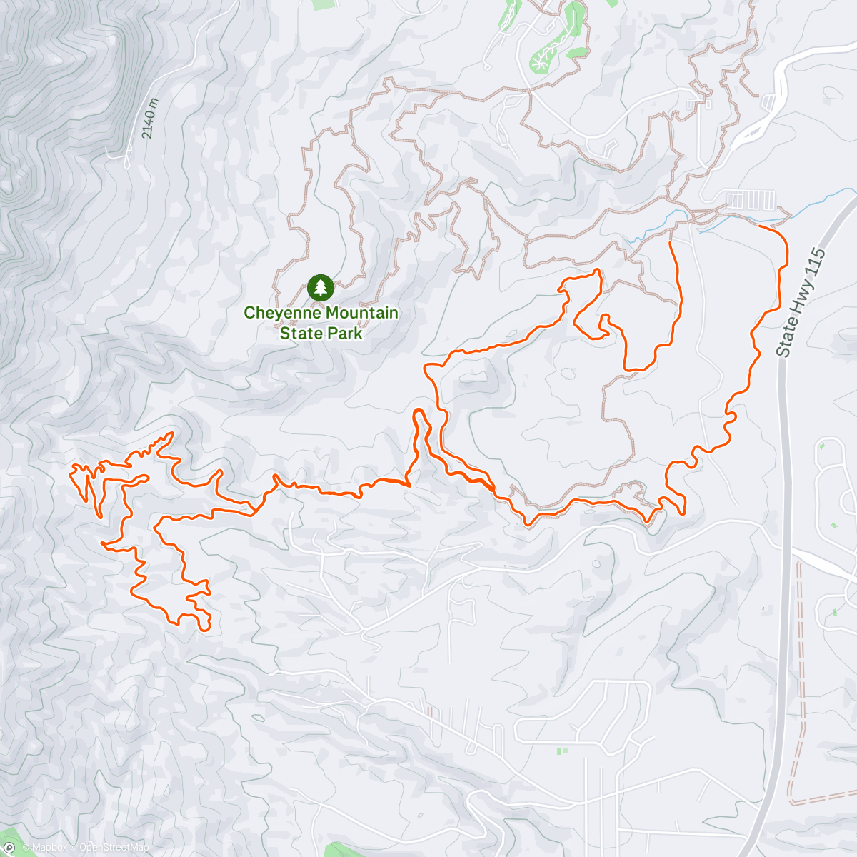Map of the activity, this was fucked lol