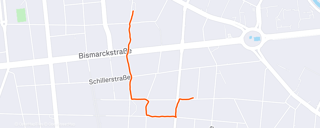 Map of the activity, Lunch Walk