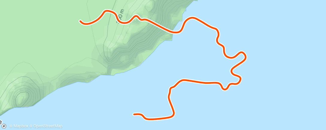 Карта физической активности (Zwift - Group Ride: ZZRC Rollers Sub 2 (D) on Triple Flat Loops in Watopia)