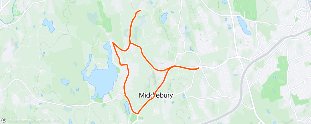 Map of the activity, 6 mile at the current threshold