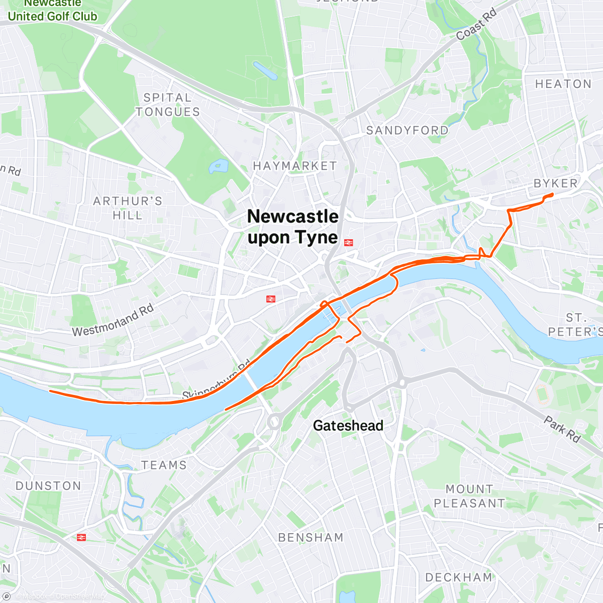 Map of the activity, (4,3,2,1) x 2