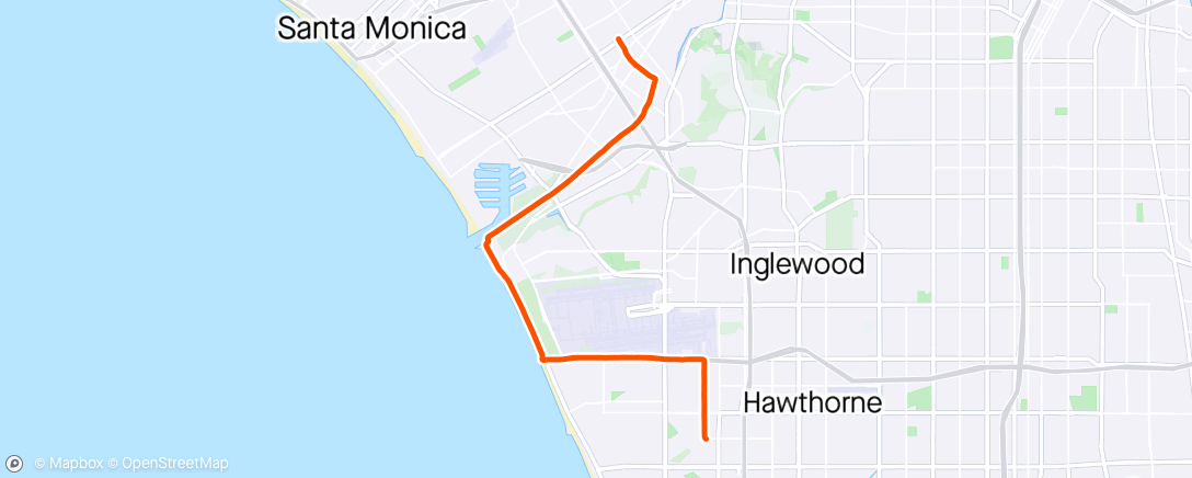 Map of the activity, Commute In (Base)