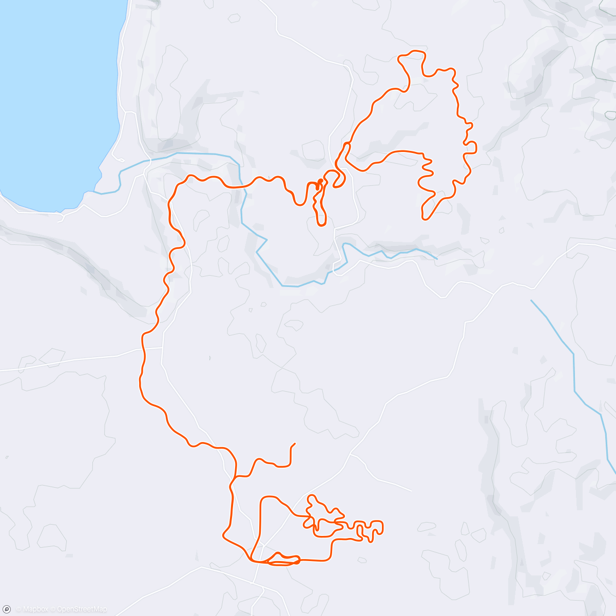 Map of the activity, 12e Zwift/2: 7e Workout: BaseCamp-2/Lower Cadence Tempo with High Cadence Surges p/b Panache (E)/Temples and Towers/ Makuri Islands