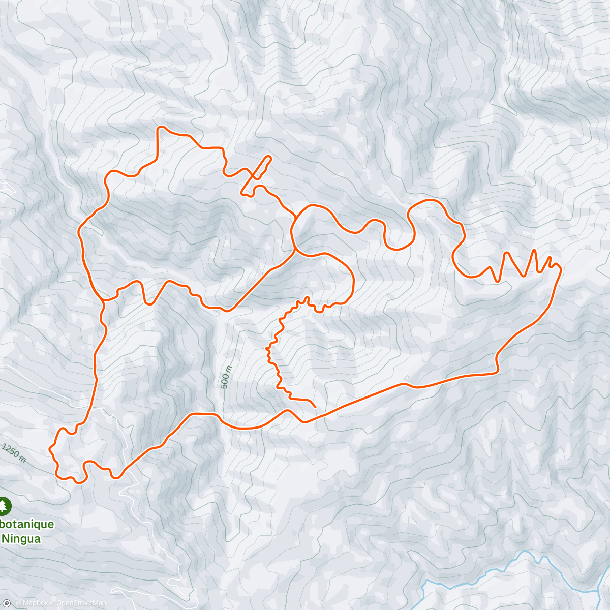 Map of the activity, Acier Z1 Variations & Cadence #1 - 60'..