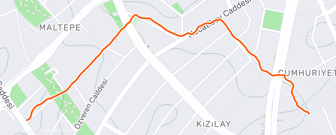 Карта физической активности (Short Walk)