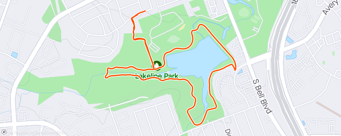 Map of the activity, Cedar Park / Cedar Park, Lakeline Village Pud Park