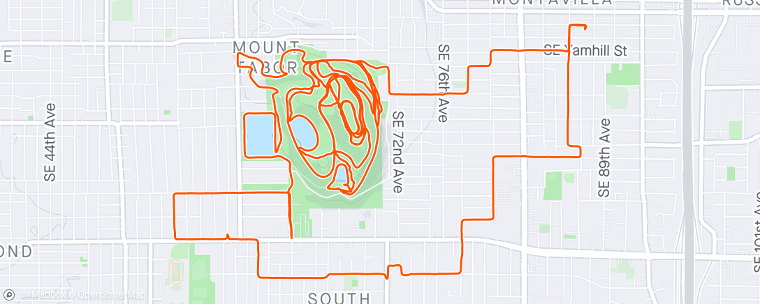 Map of the activity, Neighborly Tabor Loops
