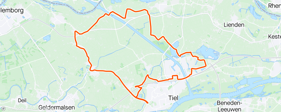 Map of the activity, Morning Ride mtb