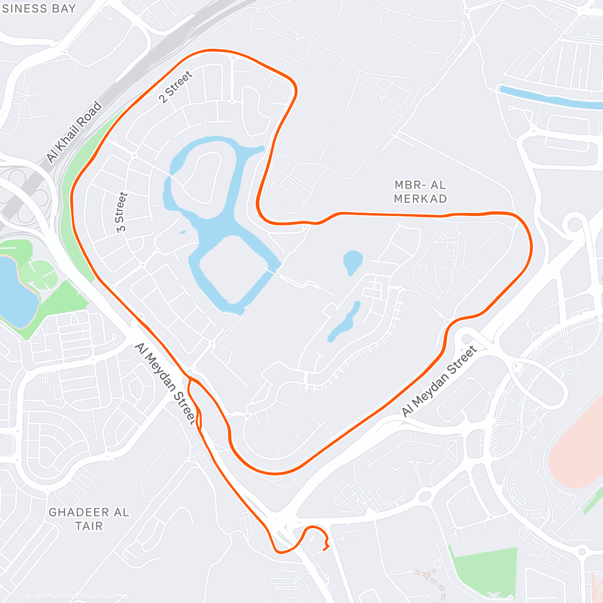 Peta aktivitas, Morning Ride