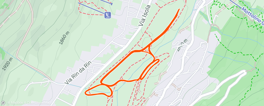 Map of the activity, sk8