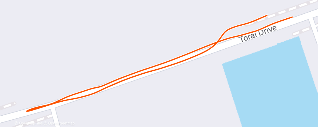 Map of the activity, Morning Walk