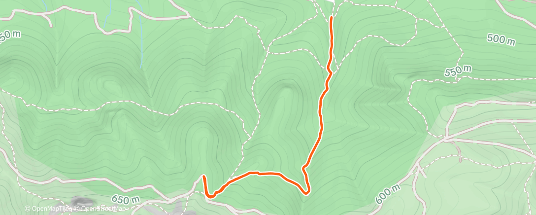 Map of the activity, Randonnée dans l'après-midi