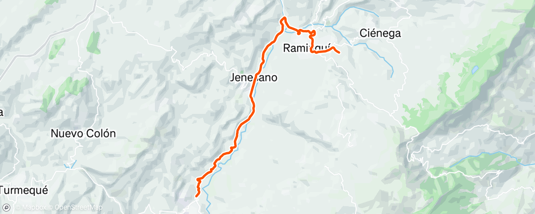 Map of the activity, Morning Ride