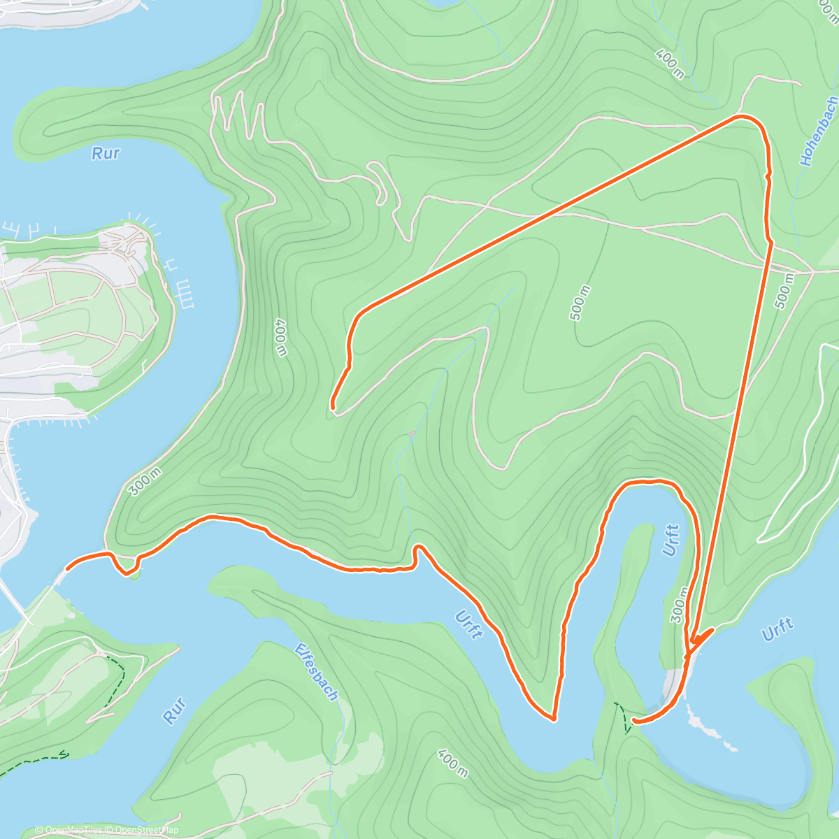 Карта физической активности (Randonnée le midi)