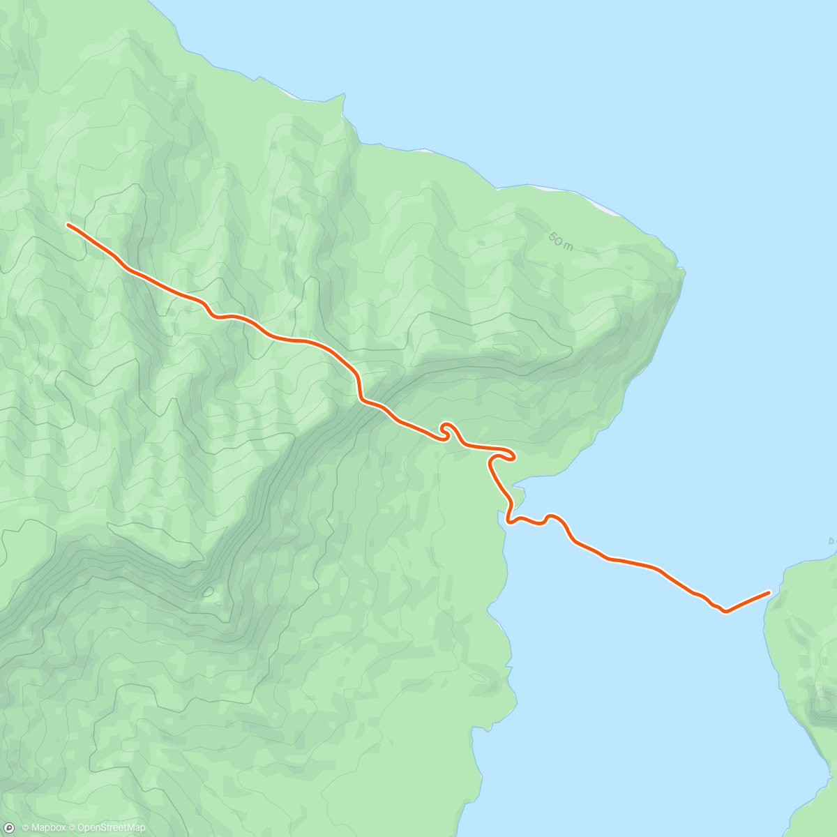 活动地图，Zwift - Climb Portal - Volcano in Watopia