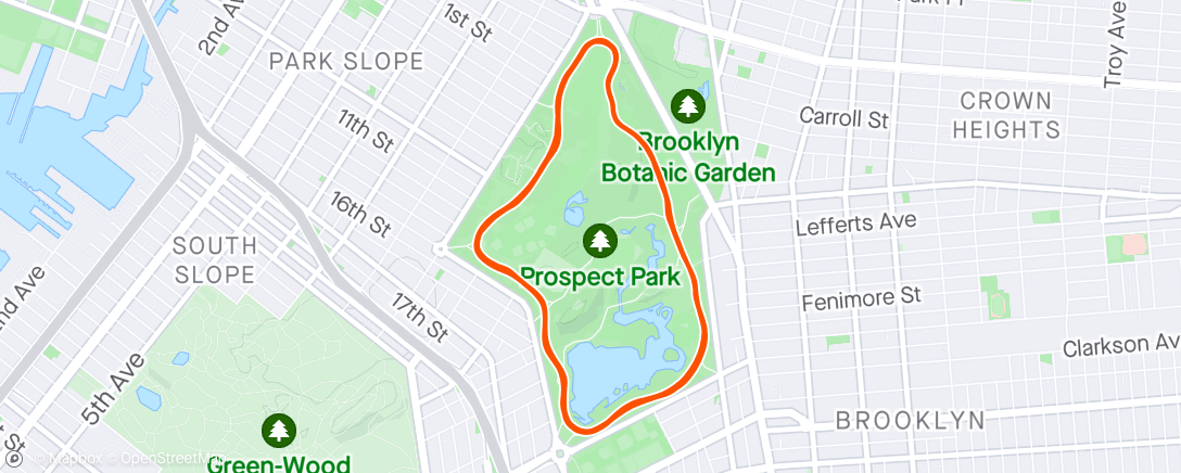 Map of the activity, NYC 100K