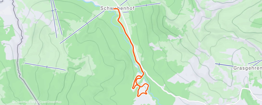 Map of the activity, Balderschwang ☀️