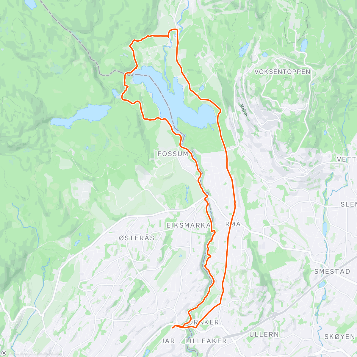 Map of the activity, Oslo