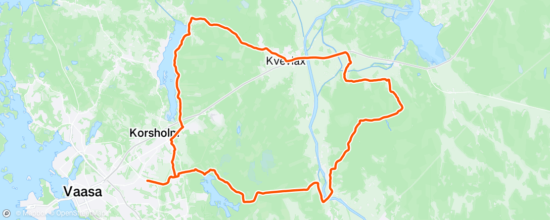 Map of the activity, Morning Gravel Ride
