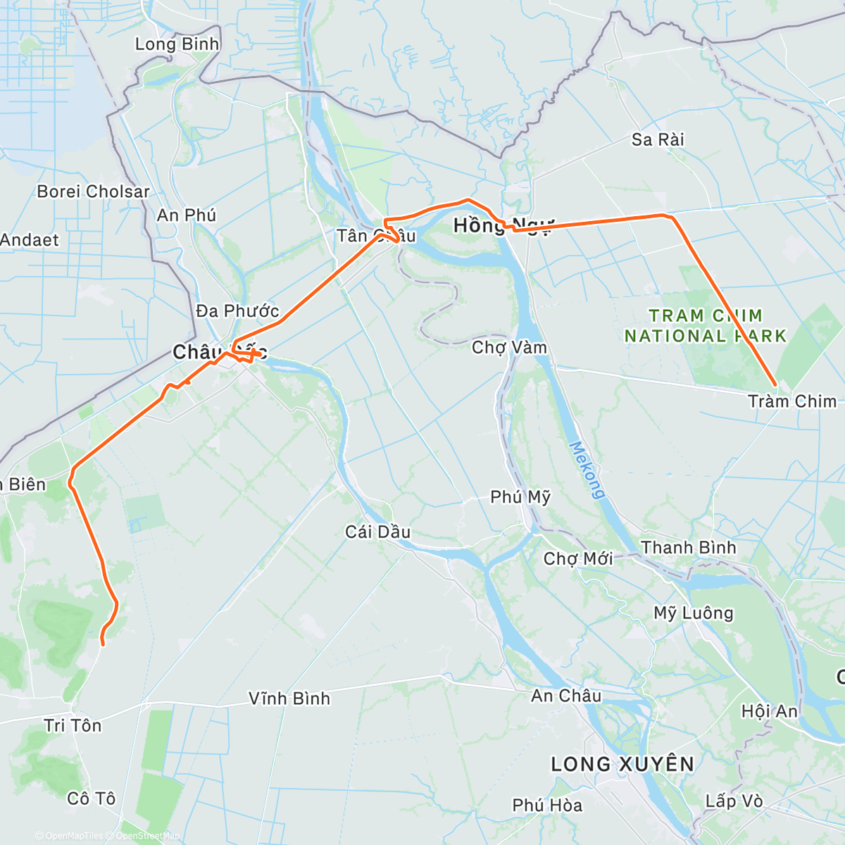 Map of the activity, chodź pokażę Ci Mekonga