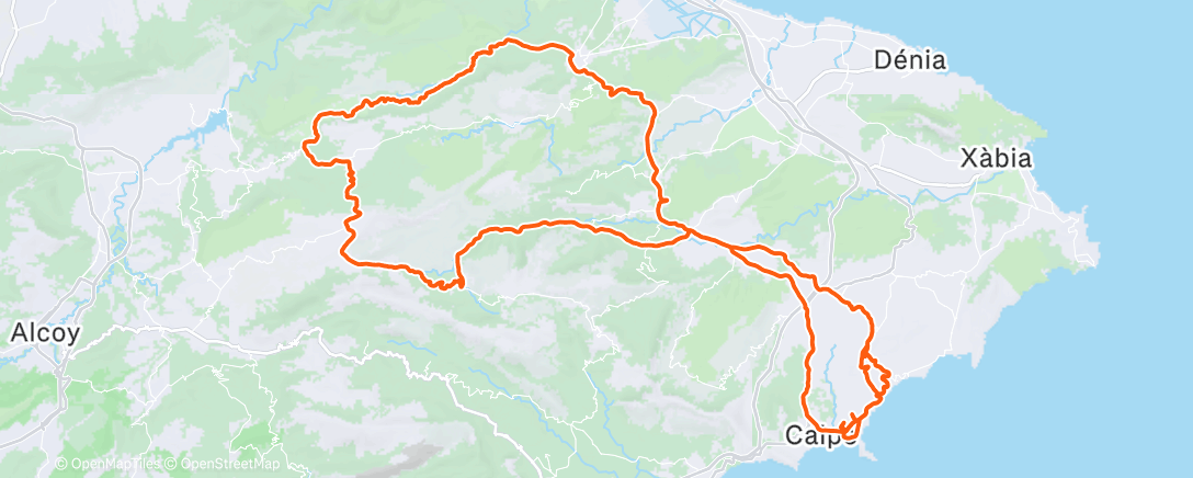 活动地图，Sortie vélo le matin