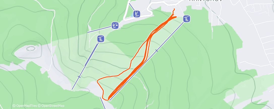 Mapa de la actividad (Afternoon Backcountry Ski)