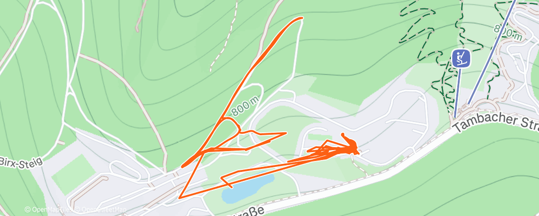 Map of the activity, Herrlich Skihalle