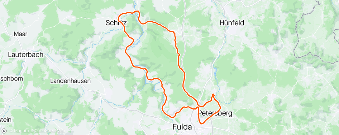 Map of the activity, Schlitzer Runde