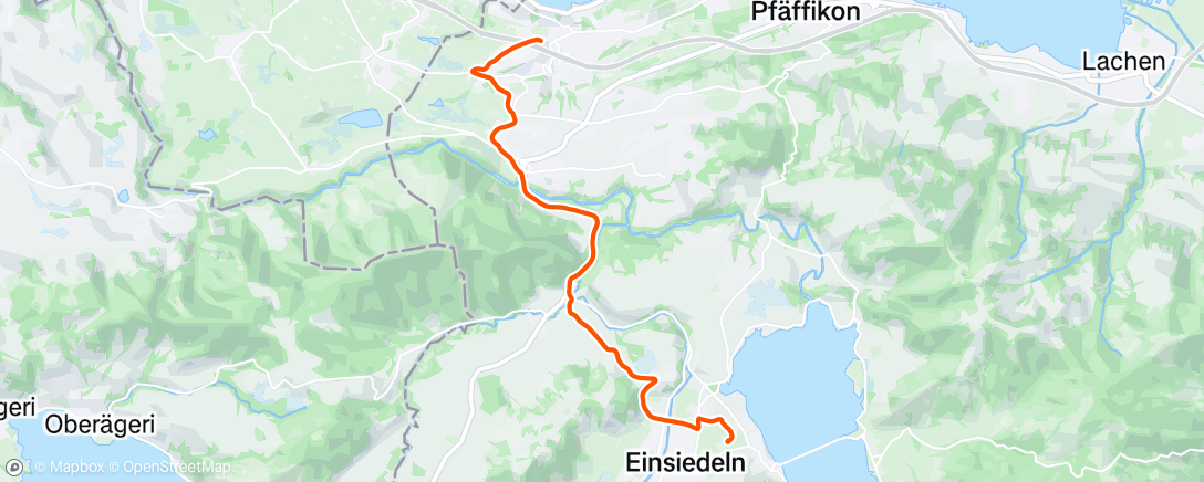 Map of the activity, Mittagsradfahrt