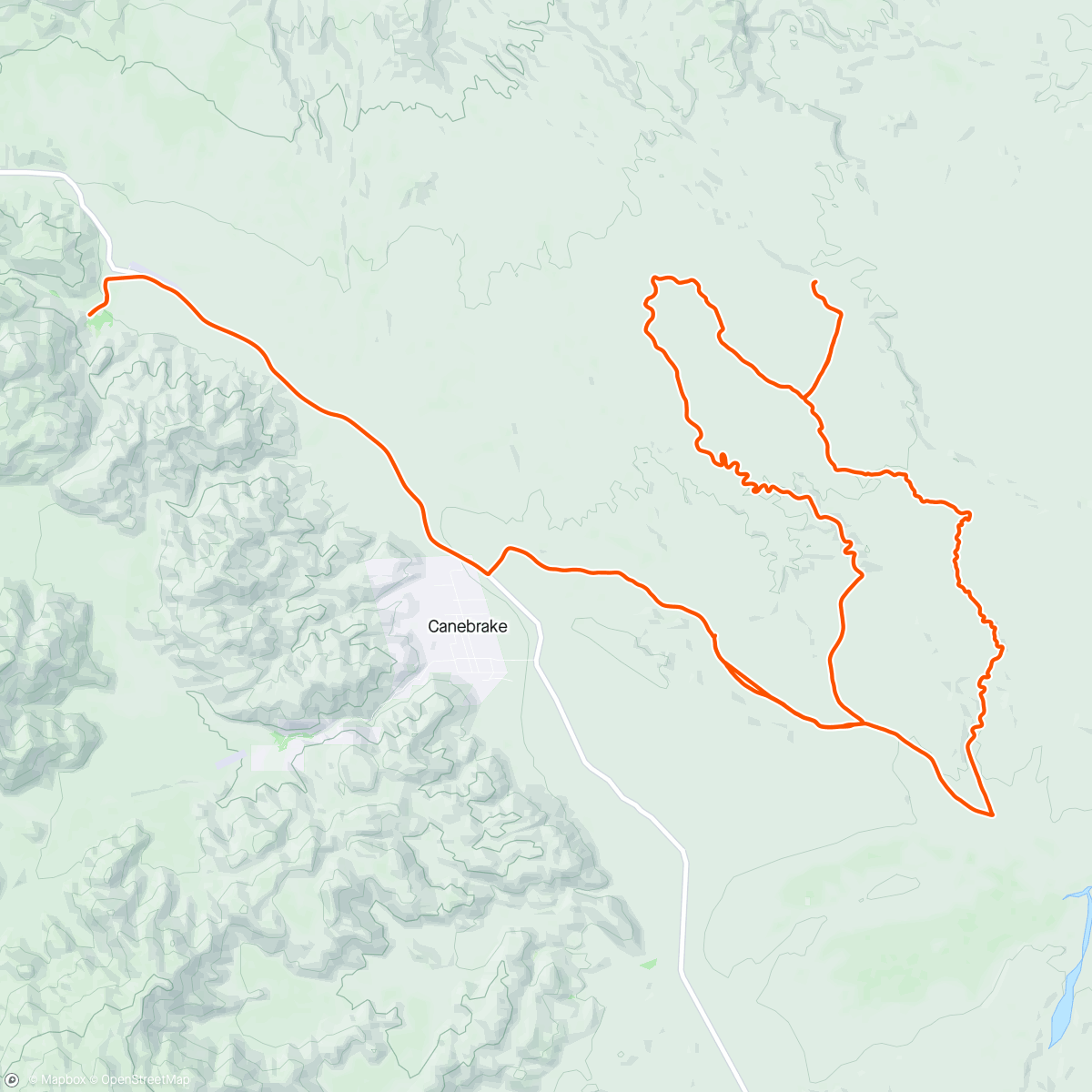 Map of the activity, Bikepaking desert adventure overnighter with the crew 🚵🏜️🏕️