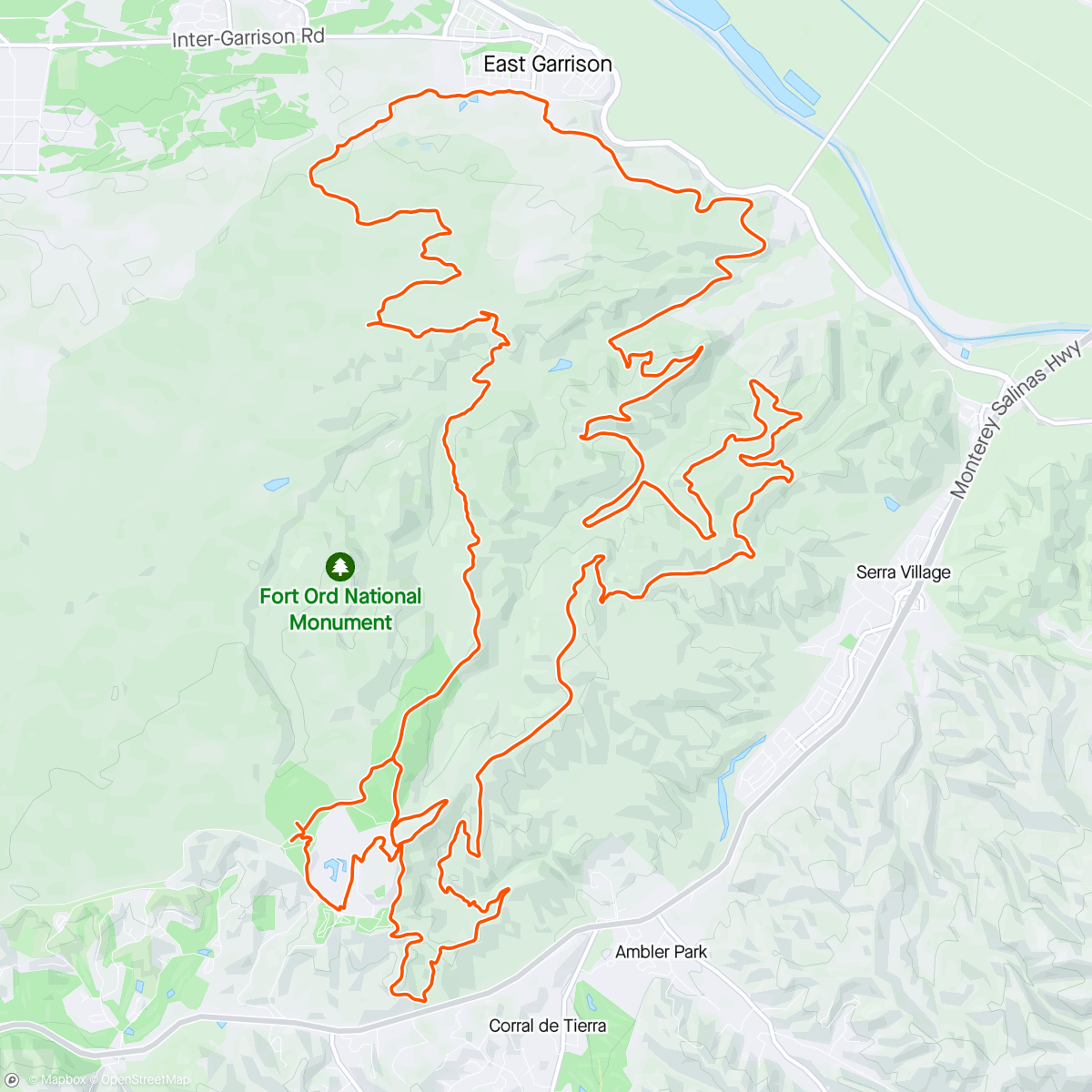 Map of the activity, Short cutting Sea Otter re-con 🦦