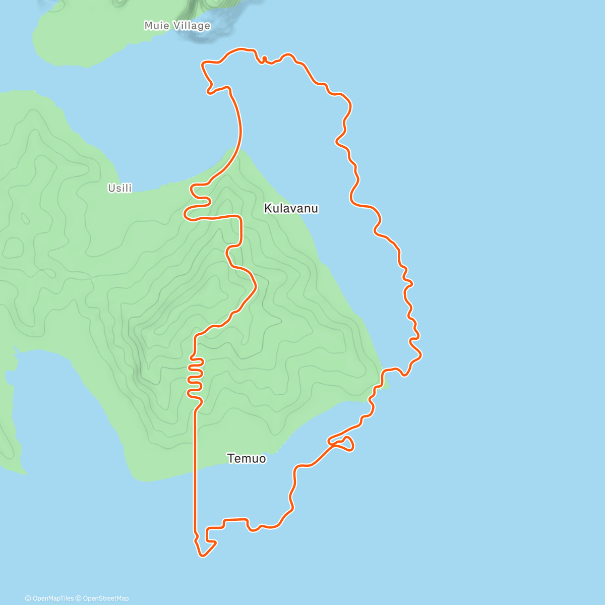 Map of the activity, Zwift - New Workout on Elevation Evaluation in Watopia