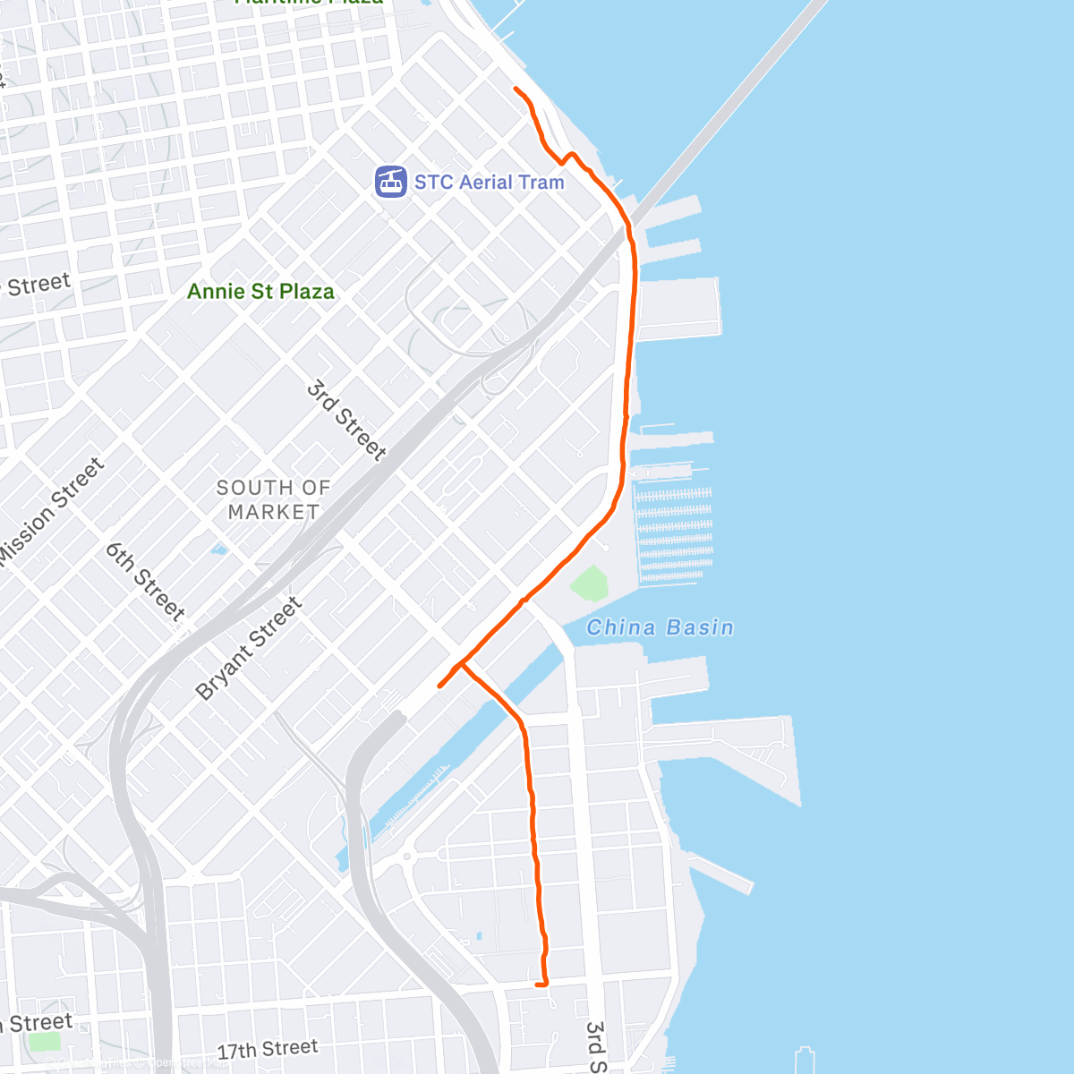 Map of the activity, The mountain was funny