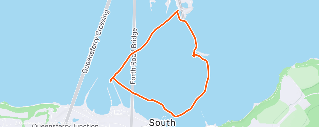Map of the activity, Afternoon Stand Up Paddling