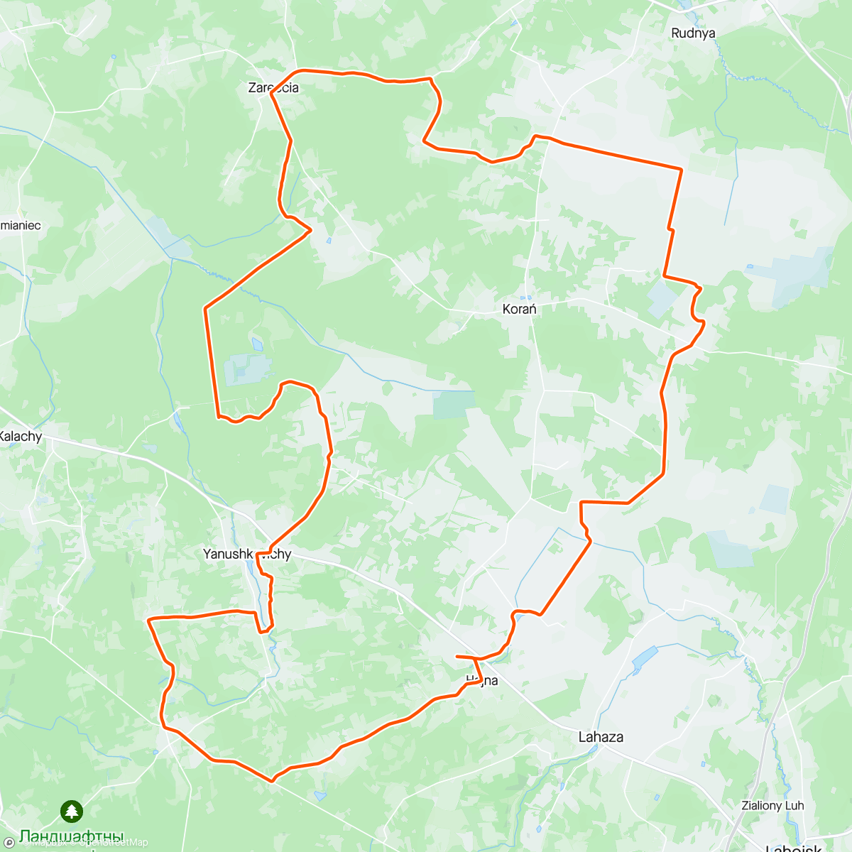 Map of the activity, Гайна тест