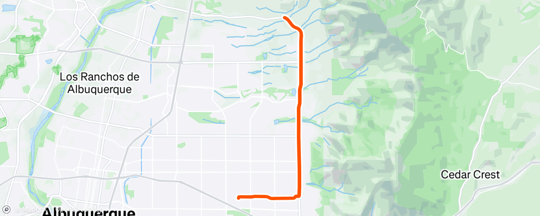 Map of the activity, Tramway ride