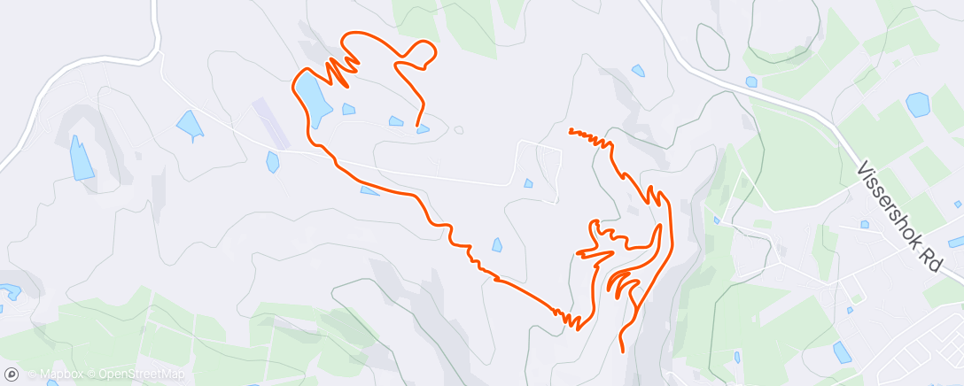 Map of the activity, Tygerberg Trails